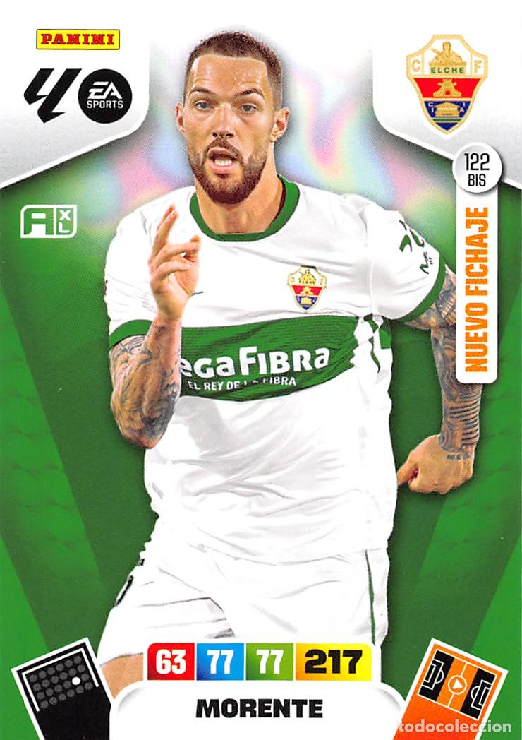 Cromos de F&uacute;tbol: PANINI ADRENALYN 25/26 2025/2026 #122 BIS MORENTE (ELCHE C.F.)