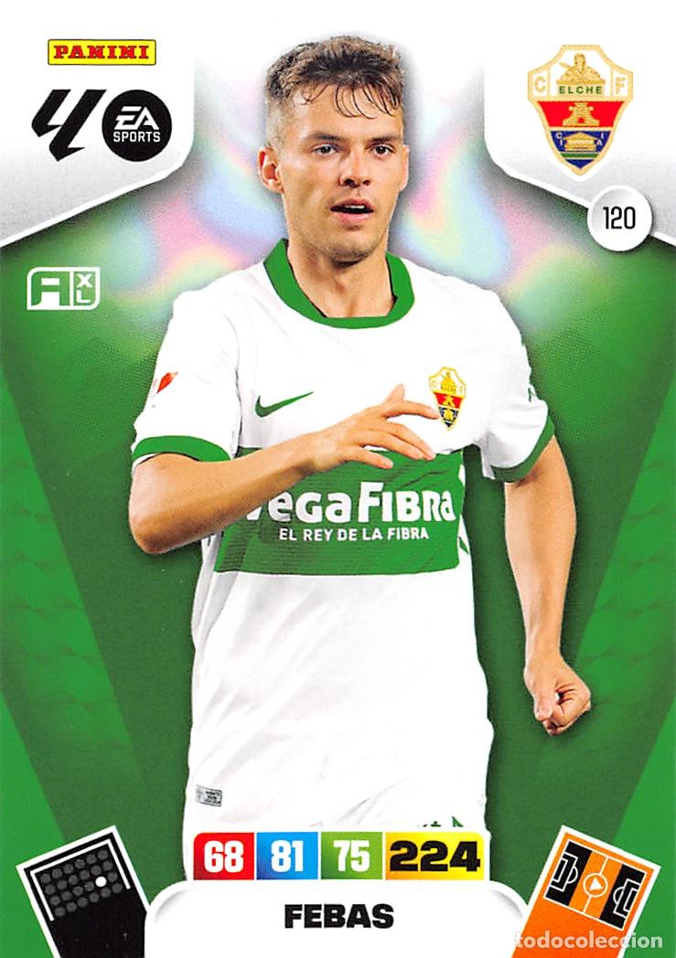 Cromos de F&uacute;tbol: PANINI ADRENALYN 25/26 2025/2026 #120 FEBAS (ELCHE C.F.)