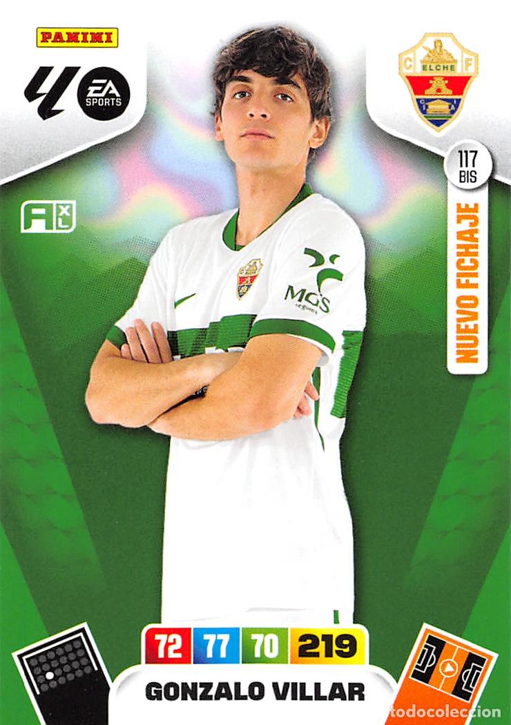 Cromos de F&uacute;tbol: PANINI ADRENALYN 25/26 2025/2026 #117 BIS GONZALO VILLAR (ELCHE C.F.)
