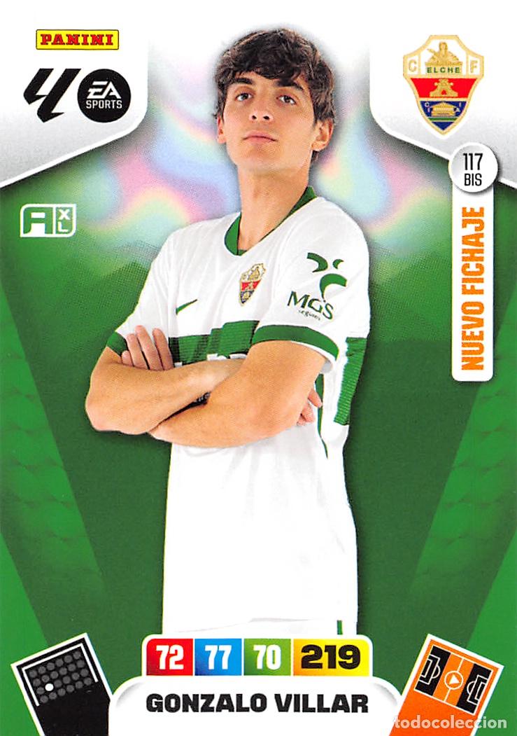Cromos de F&uacute;tbol: PANINI ADRENALYN 25/26 2025/2026 #117 BIS GONZALO VILLAR (ELCHE C.F.)