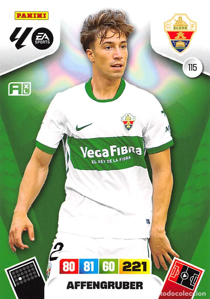 Cromos de F&uacute;tbol: PANINI ADRENALYN 25/26 2025/2026 #115 AFFENGRUBER (ELCHE C.F.)