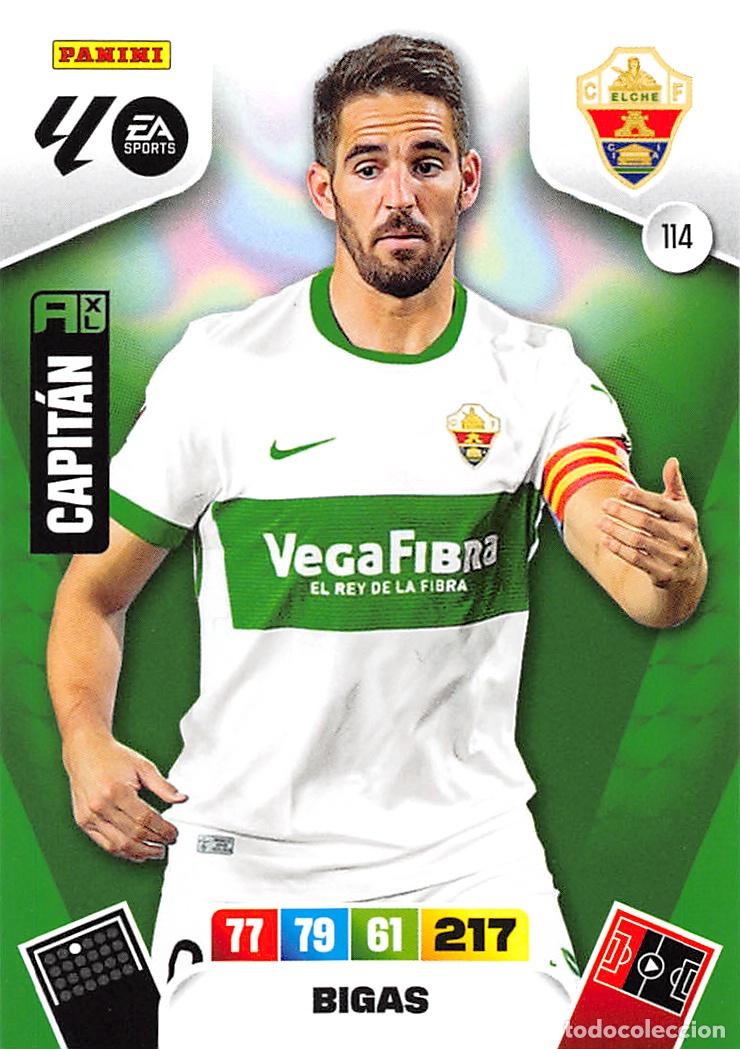 Cromos de F&uacute;tbol: PANINI ADRENALYN 25/26 2025/2026 #114 BIGAS (ELCHE C.F.)