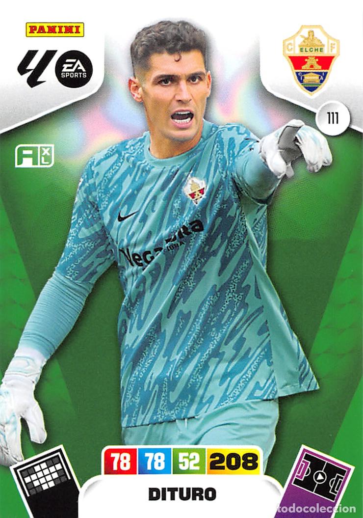 Cromos de F&uacute;tbol: PANINI ADRENALYN 25/26 2025/2026 #111 DITURO (ELCHE C.F.)
