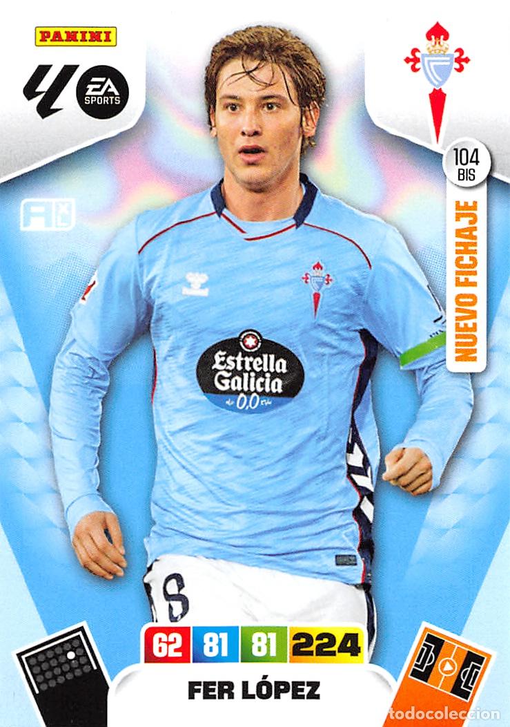Cromos de F&uacute;tbol: PANINI ADRENALYN 25/26 2025/2026 #104 BIS FER LOPEZ (R.C. CELTA)