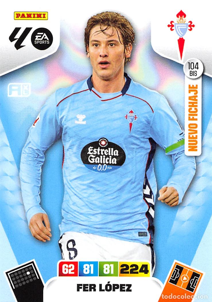 Cromos de F&uacute;tbol: PANINI ADRENALYN 25/26 2025/2026 #104 BIS FER LOPEZ (R.C. CELTA)