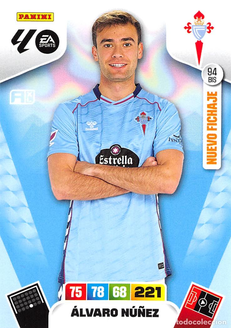 Cromos de F&uacute;tbol: PANINI ADRENALYN 25/26 2025/2026 #94 BIS ALVARO NU&Ntilde;EZ (R.C. CELTA)