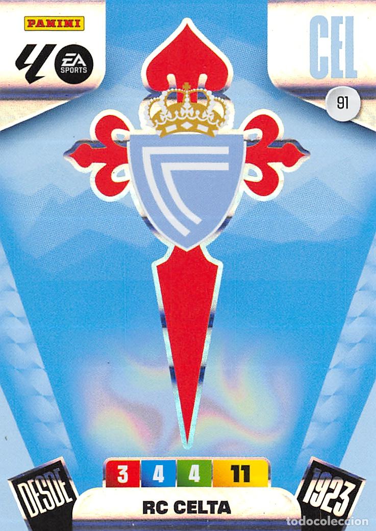 Cromos de F&uacute;tbol: PANINI ADRENALYN 25/26 2025/2026 #91 ESCUDO (R.C. CELTA)