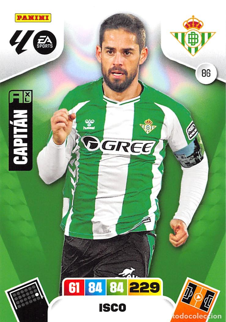 Cromos de F&uacute;tbol: PANINI ADRENALYN 25/26 2025/2026 #86 ISCO (REAL BETIS)
