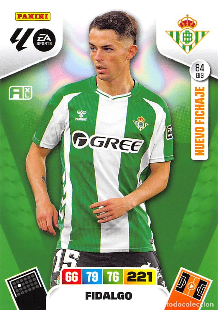 Cromos de F&uacute;tbol: PANINI ADRENALYN 25/26 2025/2026 #84 BIS FIDALGO (REAL BETIS)