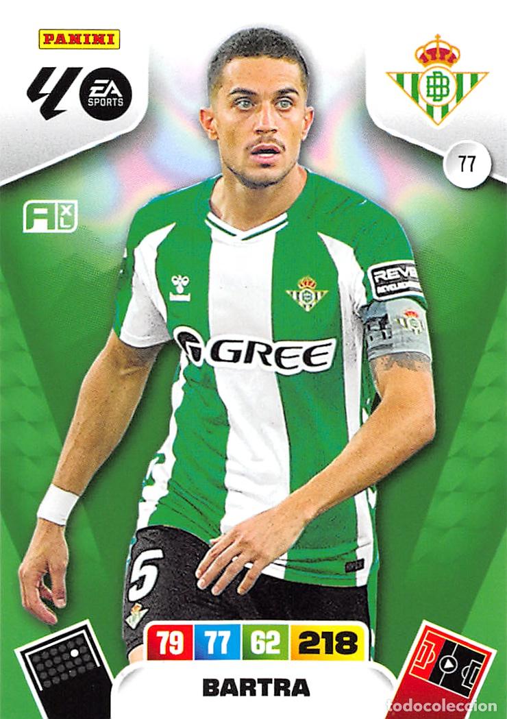 Cromos de F&uacute;tbol: PANINI ADRENALYN 25/26 2025/2026 #77 BARTRA (REAL BETIS)