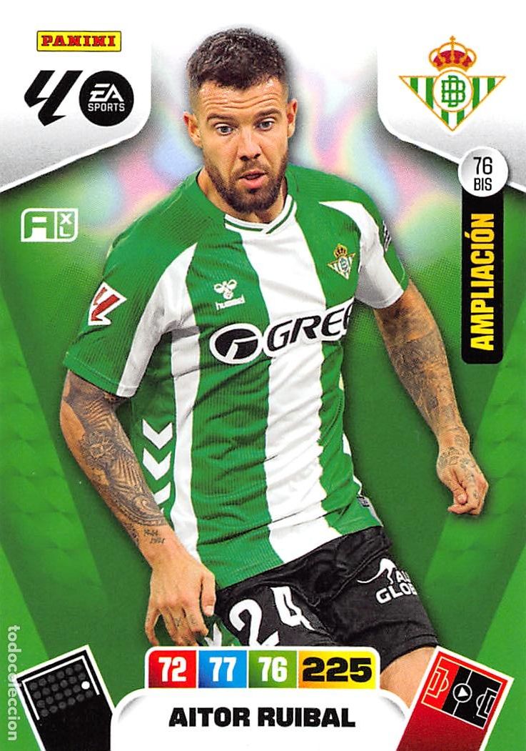 Cromos de F&uacute;tbol: PANINI ADRENALYN 25/26 2025/2026 #76 BIS AITOR RUIBAL (REAL BETIS)