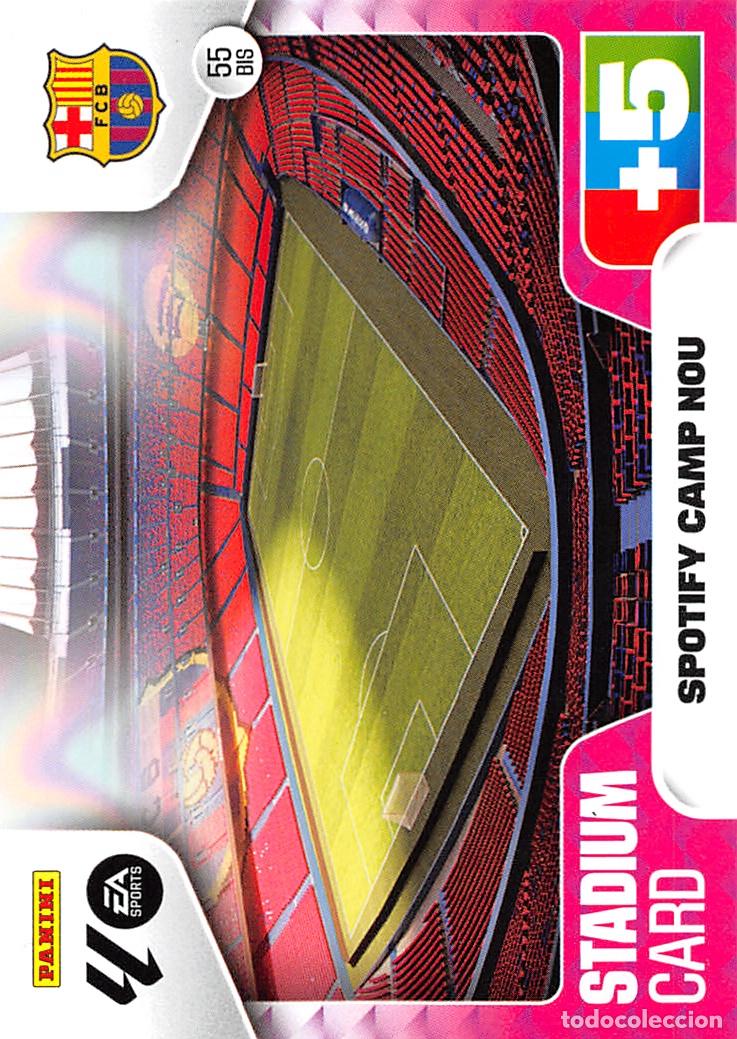 Cromos de F&uacute;tbol: PANINI ADRENALYN 25/26 2025/2026 #55 BIS SPOTIFY CAMP NOU (F.C. BARCELONA)