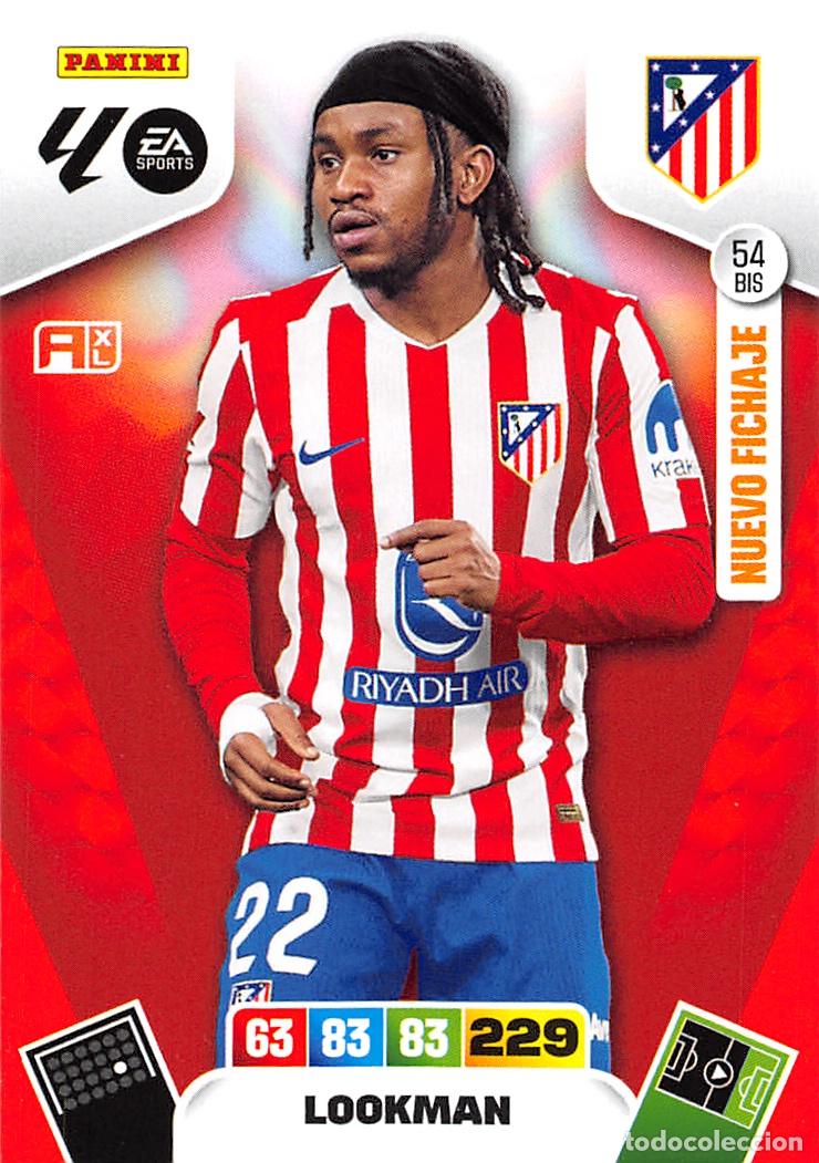 Cromos de F&uacute;tbol: PANINI ADRENALYN 25/26 2025/2026 #54 BIS LOOKMAN (ATLETICO MADRID)