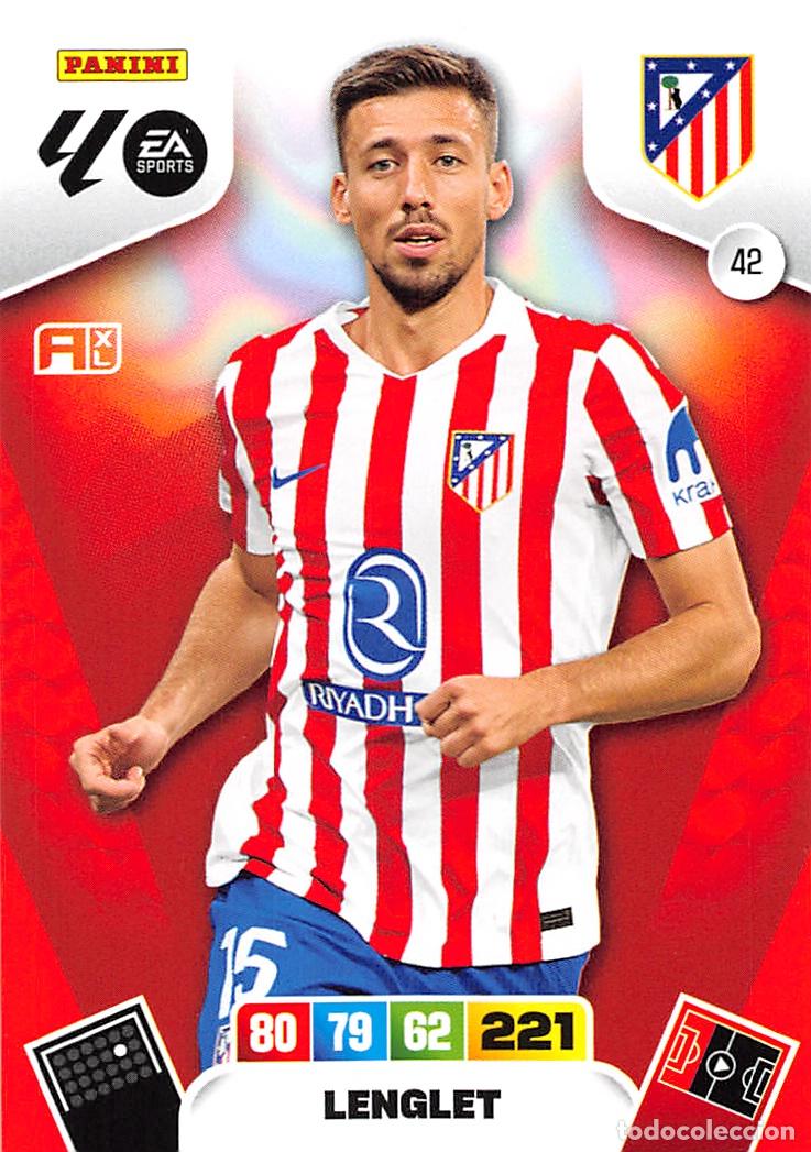 Cartes &agrave; collectionner de Football: PANINI ADRENALYN 25/26 2025/2026 #42 LENGLET (ATLETICO MADRID)