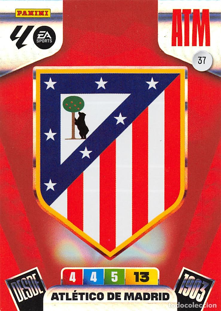 Cromos de F&uacute;tbol: PANINI ADRENALYN 25/26 2025/2026 #37 ESCUDO (ATLETICO MADRID)