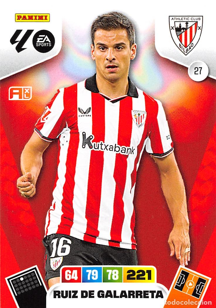 Cromos de F&uacute;tbol: PANINI ADRENALYN 25/26 2025/2026 #27 RUIZ DE GALARRETA (ATHLETIC CLUB)