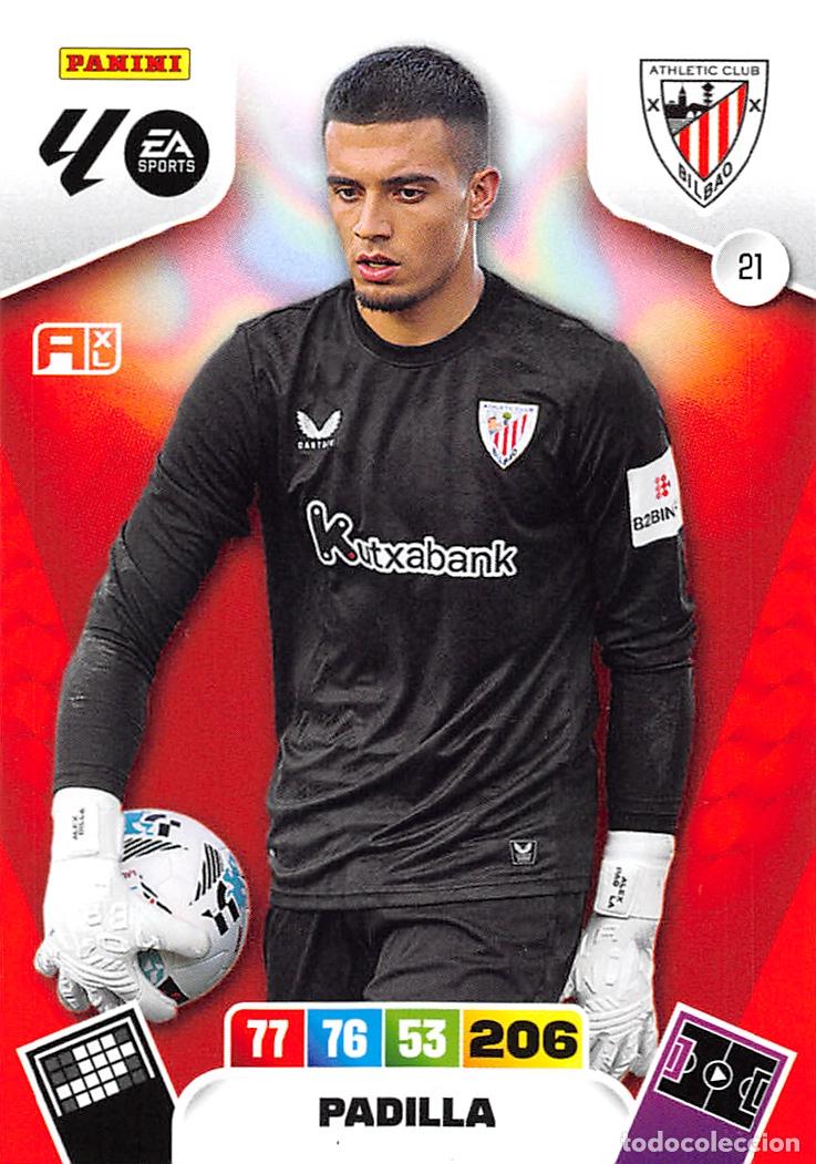 Cromos de F&uacute;tbol: PANINI ADRENALYN 25/26 2025/2026 #21 PADILLA (ATHLETIC CLUB)