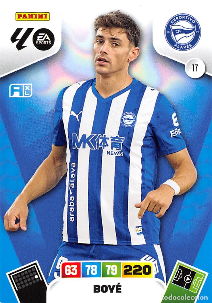 Cromos de F&uacute;tbol: PANINI ADRENALYN 25/26 2025/2026 #17 BOYE (DEPORTIVO ALAVES)