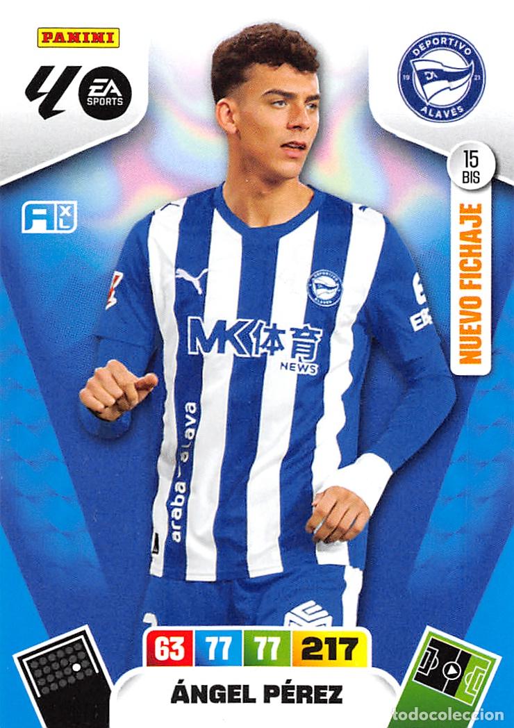 Cromos de F&uacute;tbol: PANINI ADRENALYN 25/26 2025/2026 #15 BIS ANGEL PEREZ (DEPORTIVO ALAVES)