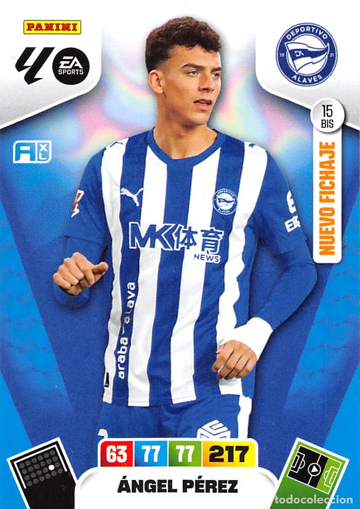 Cromos de F&uacute;tbol: PANINI ADRENALYN 25/26 2025/2026 #15 BIS ANGEL PEREZ (DEPORTIVO ALAVES)