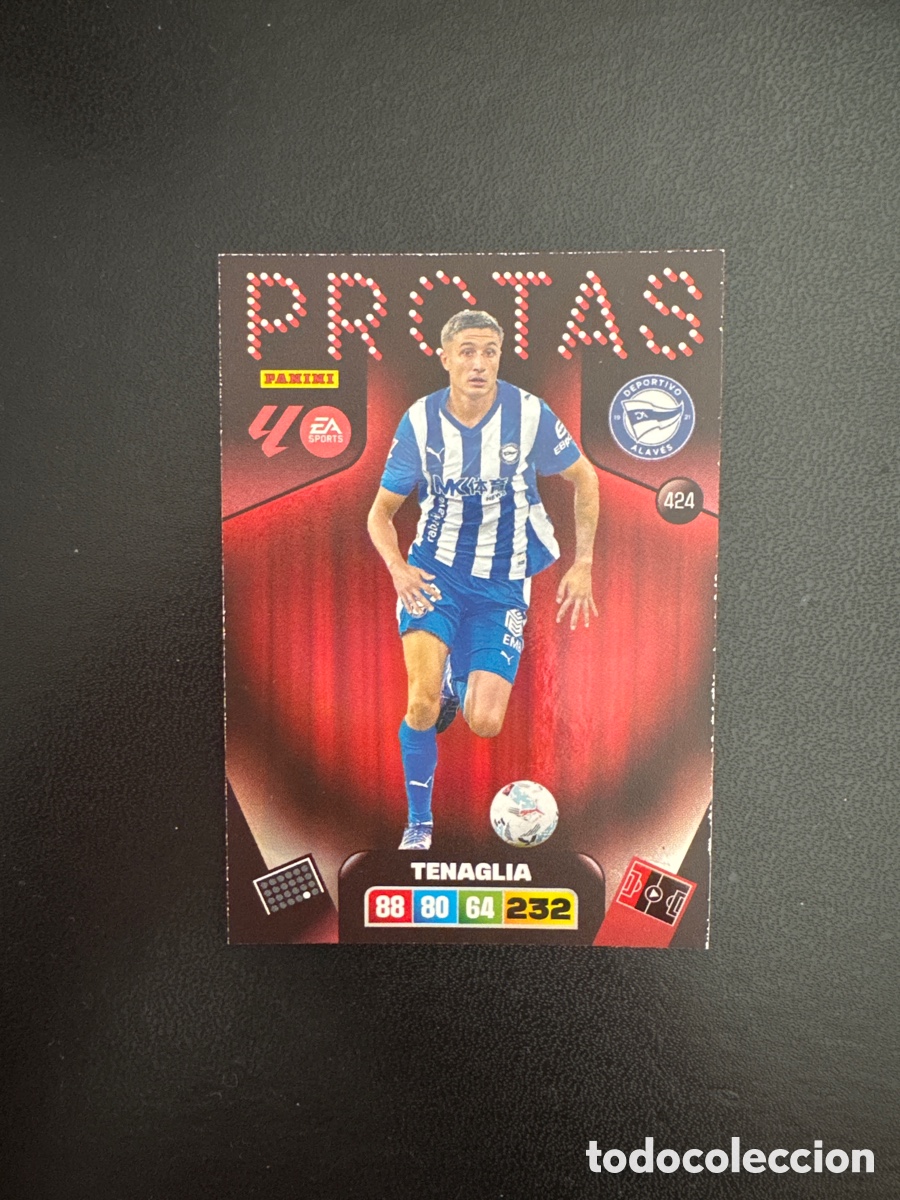 Cromos de F&uacute;tbol: TENAGLIA PROTAS NUMERO 424 ADRENALYN 2025 2026