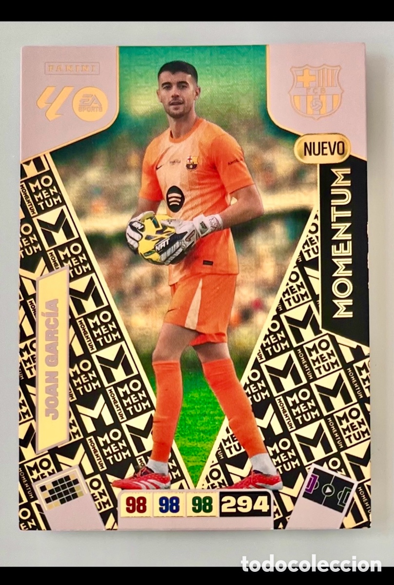 Cromos de F&uacute;tbol: JOAN GARCIA NUEVO MOMENTUM ADTENALYN 25 26