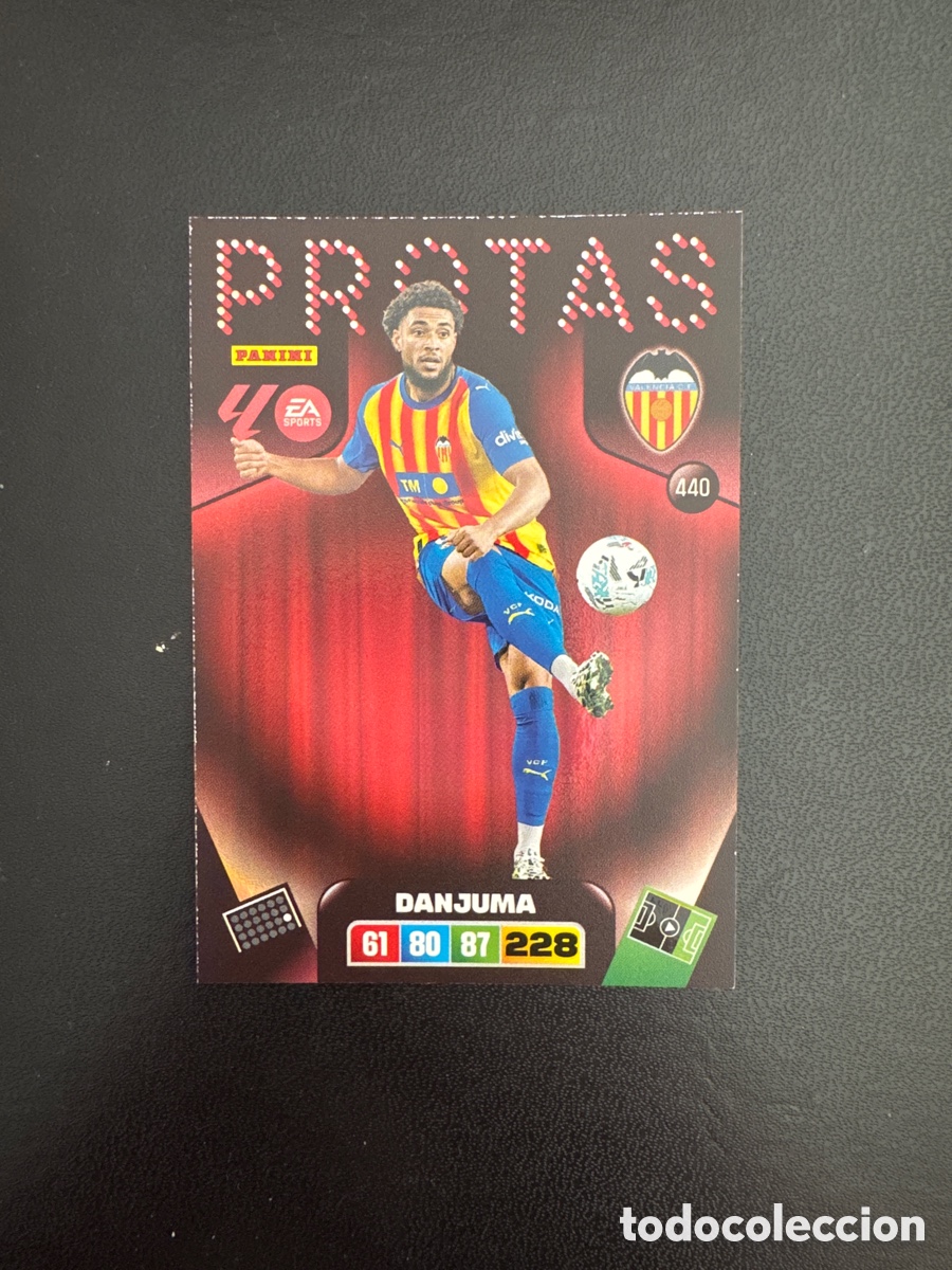Cromos de F&uacute;tbol: DANJUMA PROTAS NUMERO 440 ADRENALYN 2025 2026