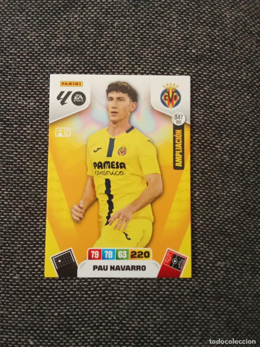 Cromos de F&uacute;tbol: 347 bis Pau navarro Villarreal ampliaci&oacute;n ADRENALYN 2025-26