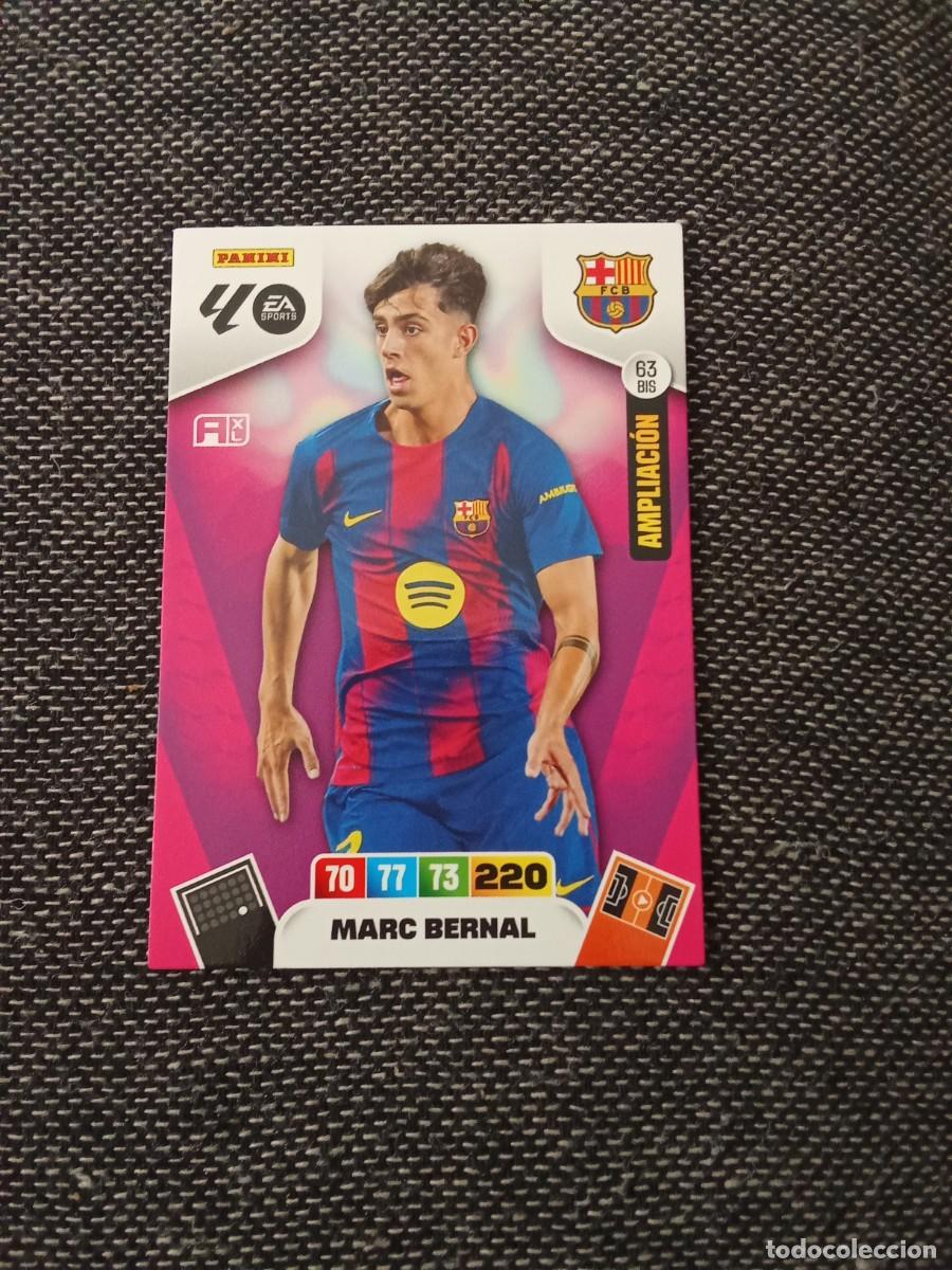 Cromos de F&uacute;tbol: 63 bis Marc Bernal FC Barcelona ampliaci&oacute;n ADRENALYN 2025-26
