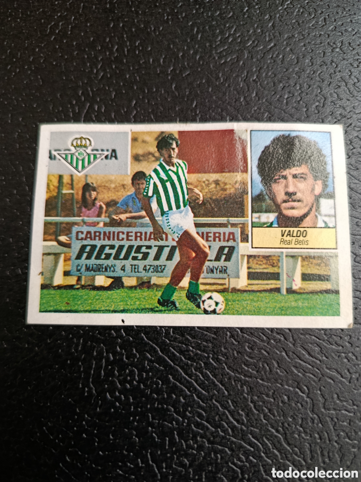Cromos de F&uacute;tbol: ESTE 1984-1985 VALDO FICHAJE N&ordm; 24 BIS BETIS 84-85 DESPEGADO
