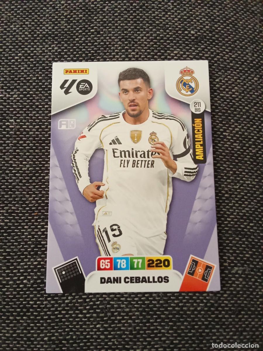 Cromos de F&uacute;tbol: 211 bis Dani Ceballos real Madrid ampliaci&oacute;n ADRENALYN 2025-26