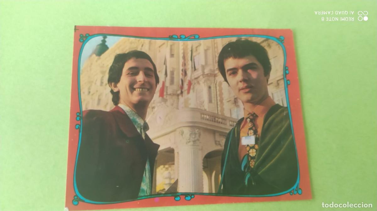 Cromos de F&uacute;tbol: FAMOSOS DEL DISCO 54 JUAN Y JUNIOR EDICIONES ESTE DESPEGADO - H1