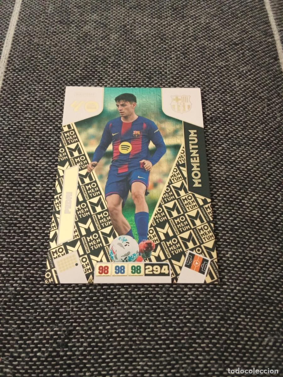 Cromos de F&uacute;tbol: Pedro Momentum FC Barcelona ADRENALYN 2025-26