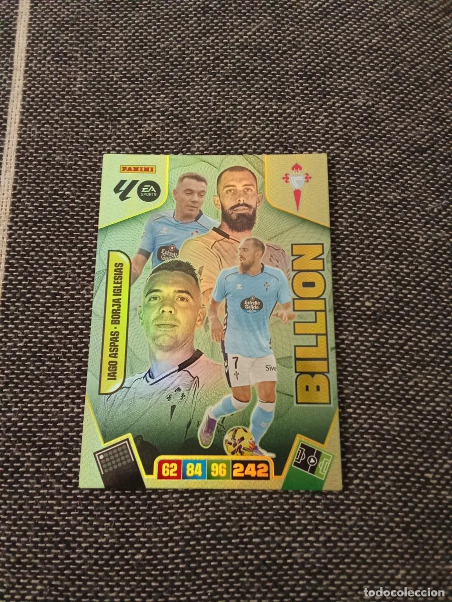 Cromos de F&uacute;tbol: Bilion Iago aspas - Borja iglesias celta ADRENALYN 2025-26