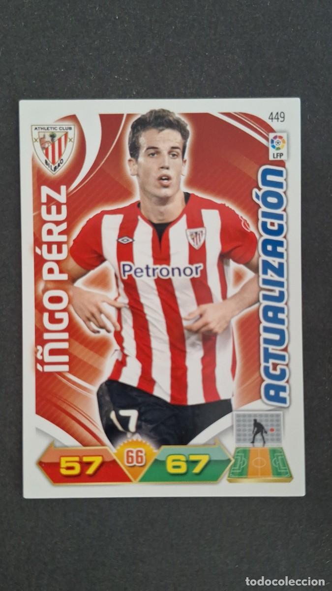 Cromos de F&uacute;tbol: L2 I&Ntilde;IGO PEREZ ATHLETIC CLUB DE BILBAO 449 ACTUALIZACION PANINI ADRENALYN XL LIGA 2011/2012 11 12