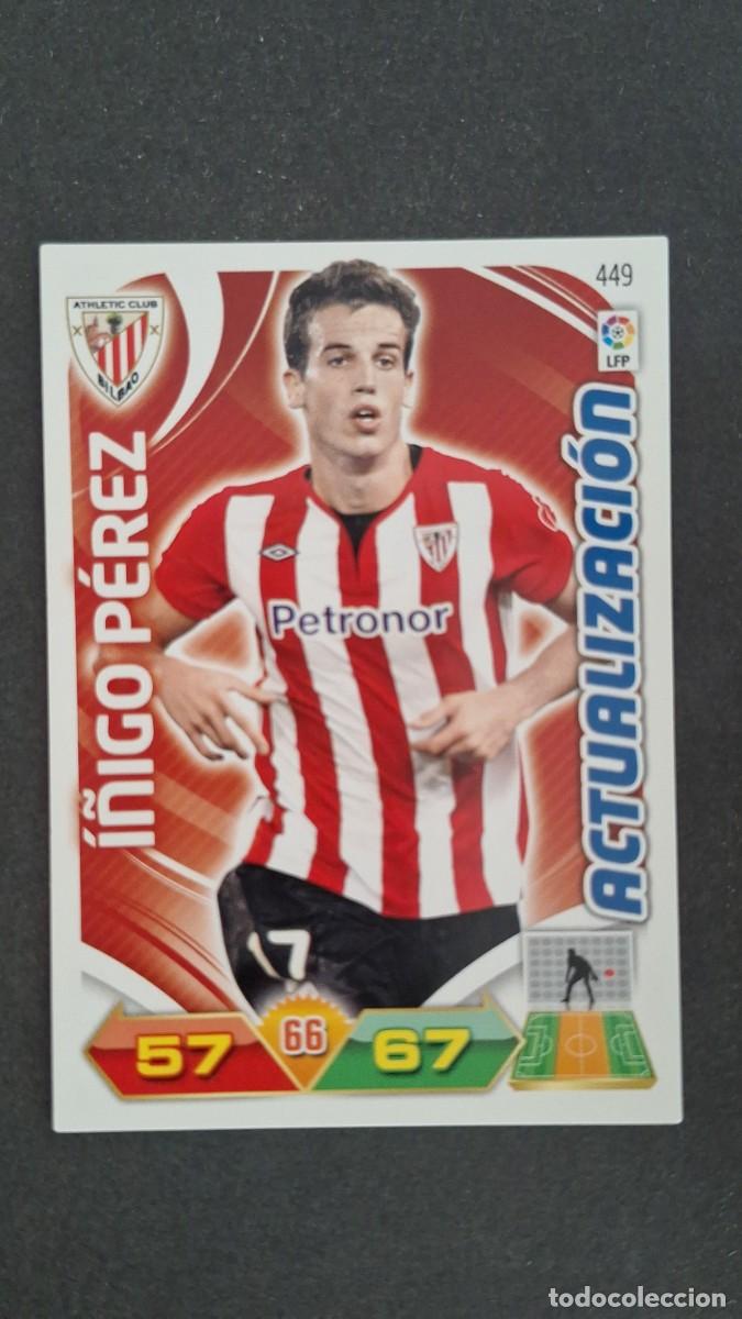 Cromos de F&uacute;tbol: L2 I&Ntilde;IGO PEREZ ATHLETIC CLUB DE BILBAO 449 ACTUALIZACION PANINI ADRENALYN XL LIGA 2011/2012 11 12