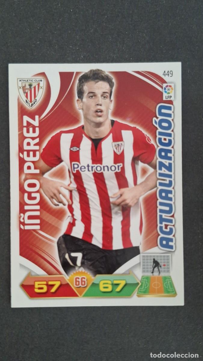 Cromos de F&uacute;tbol: L2 I&Ntilde;IGO PEREZ ATHLETIC CLUB DE BILBAO 449 ACTUALIZACION PANINI ADRENALYN XL LIGA 2011/2012 11 12