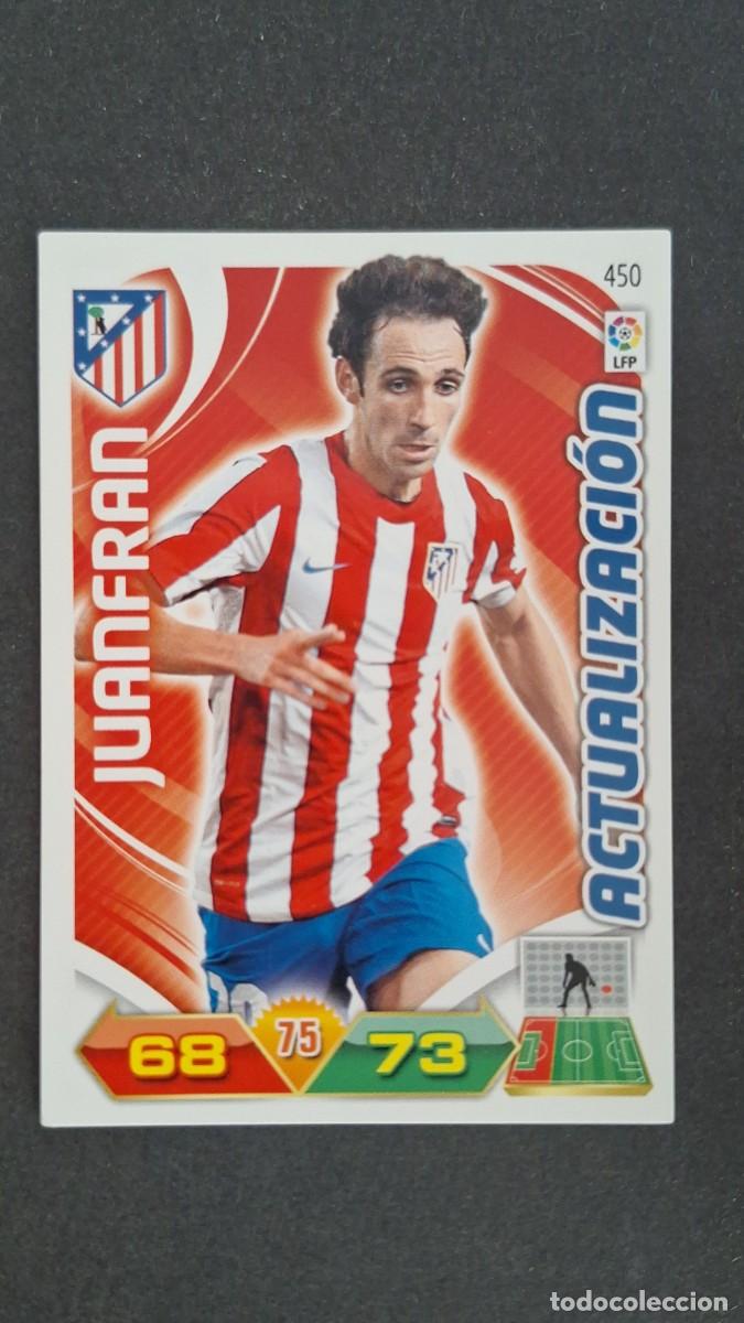 Cromos de F&uacute;tbol: L2 JUANFRAN ATLETICO DE MADRID 450 ACTUALIZACION PANINI ADRENALYN XL LIGA 2011/2012 11 12