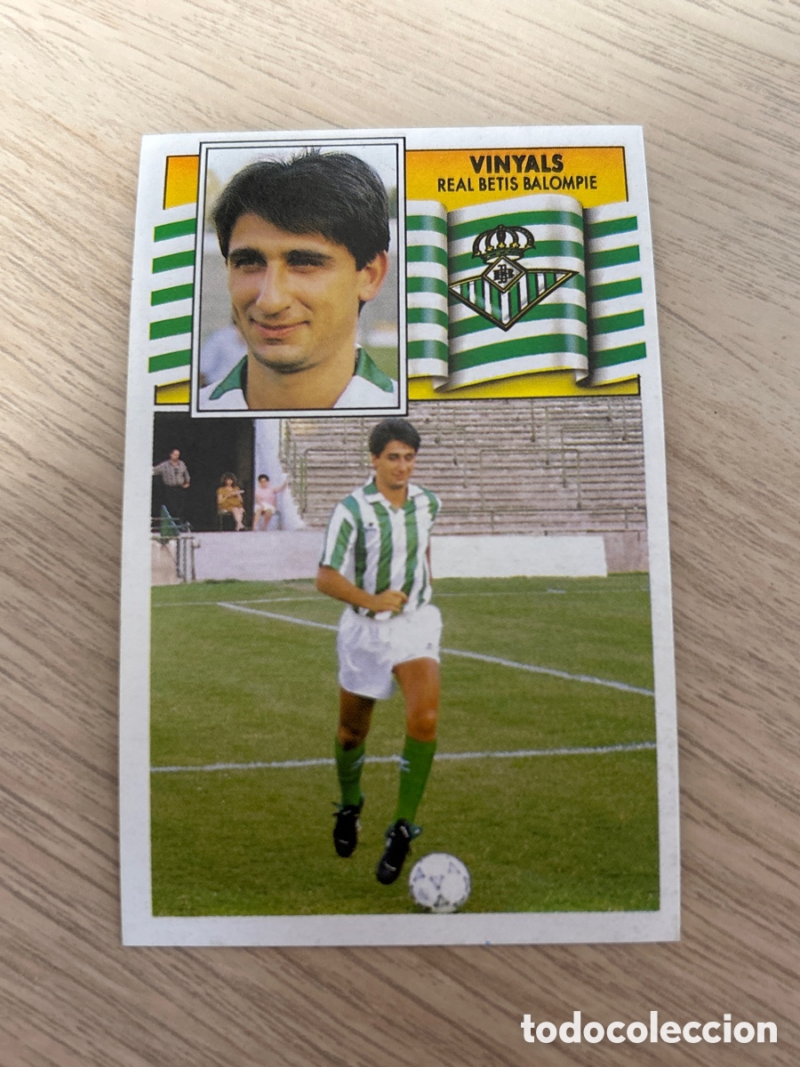 Cromos de F&uacute;tbol: VINYALS BETIS FICHAJE 22 LIGA ESTE 1990 1991 90 91 NUNCA PEGADO SIN PEGAR