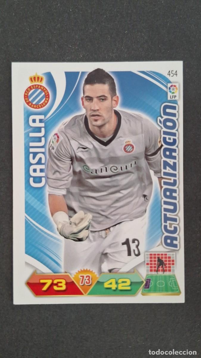 Cromos de F&uacute;tbol: L2 CASILLA R. C. D. ESPA&Ntilde;OL 454 ACTUALIZACION PANINI ADRENALYN XL LIGA 2011/2012 11 12