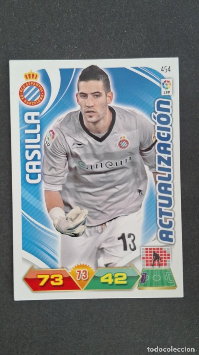 Cromos de F&uacute;tbol: L2 CASILLA R. C. D. ESPA&Ntilde;OL 454 ACTUALIZACION PANINI ADRENALYN XL LIGA 2011/2012 11 12
