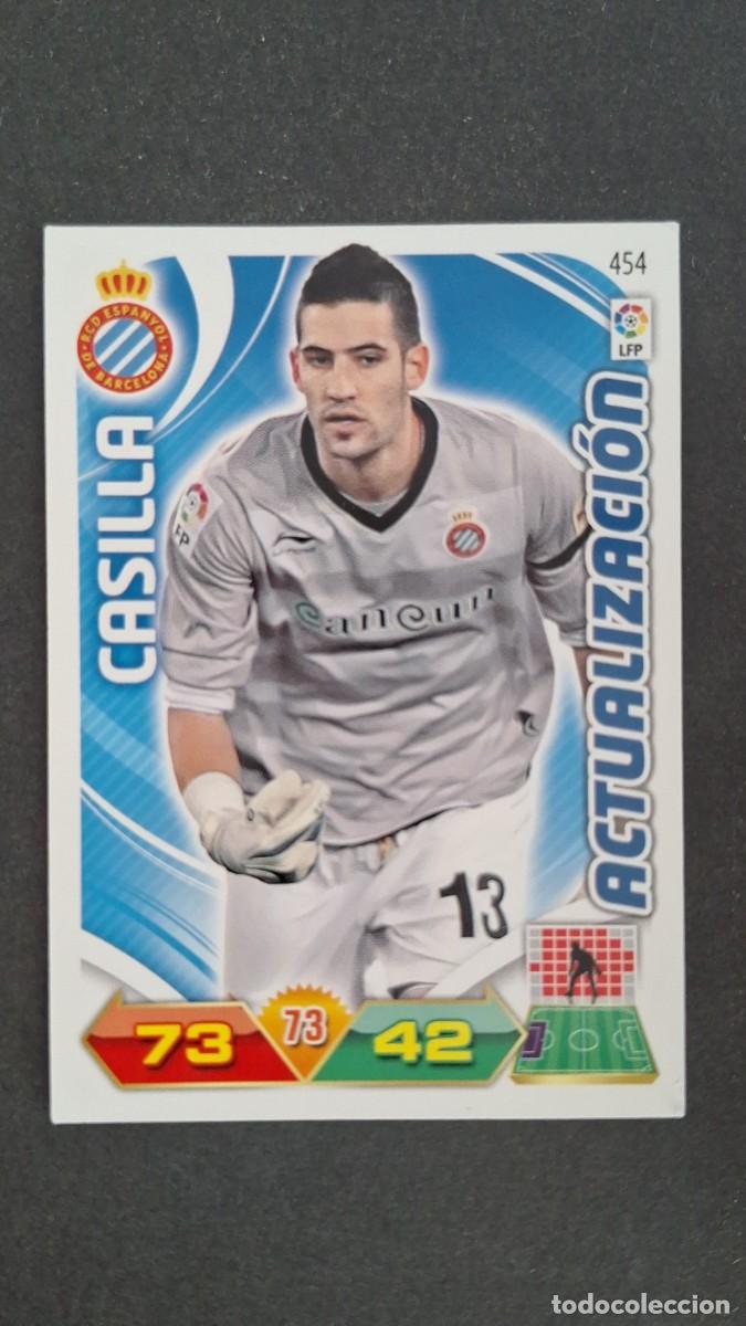 Cromos de F&uacute;tbol: L2 CASILLA R. C. D. ESPA&Ntilde;OL 454 ACTUALIZACION PANINI ADRENALYN XL LIGA 2011/2012 11 12