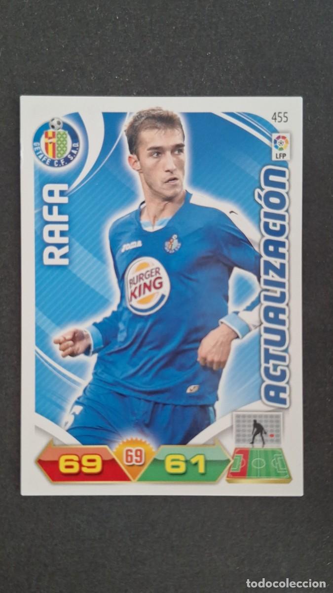 Cromos de F&uacute;tbol: L2 RAFA GETAFE C. F. 455 ACTUALIZACION PANINI ADRENALYN XL LIGA 2011/2012 11 12