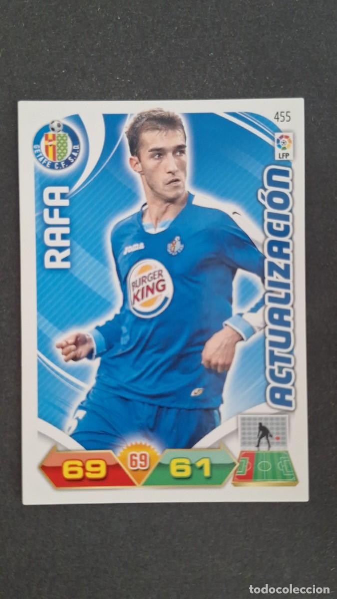 Cromos de F&uacute;tbol: L2 RAFA GETAFE C. F. 455 ACTUALIZACION PANINI ADRENALYN XL LIGA 2011/2012 11 12