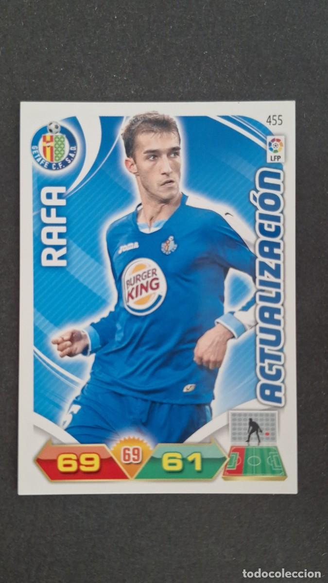 Cromos de F&uacute;tbol: L2 RAFA GETAFE C. F. 455 ACTUALIZACION PANINI ADRENALYN XL LIGA 2011/2012 11 12