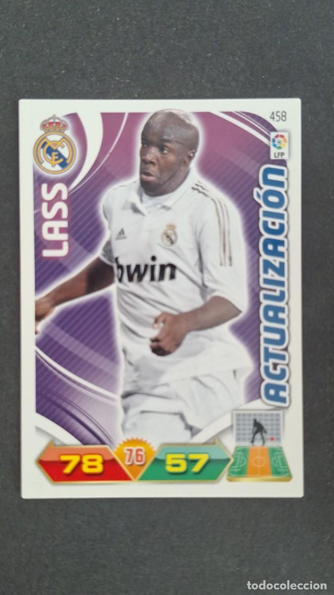 Cromos de F&uacute;tbol: L2 LASS REAL MADRID 458 ACTUALIZACION PANINI ADRENALYN XL LIGA 2011/2012 11 12