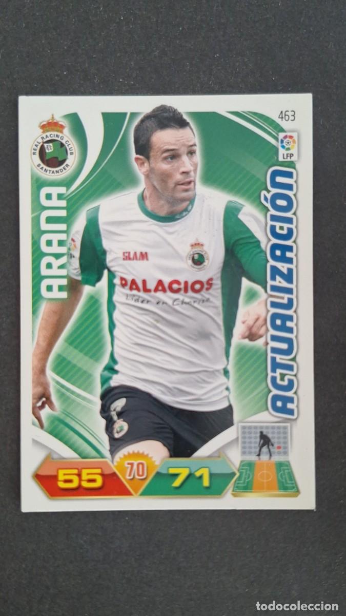 Cromos de F&uacute;tbol: L2 ARANA RACING DE SANTANDER 463 ACTUALIZACION PANINI ADRENALYN XL LIGA 2011/2012 11 12