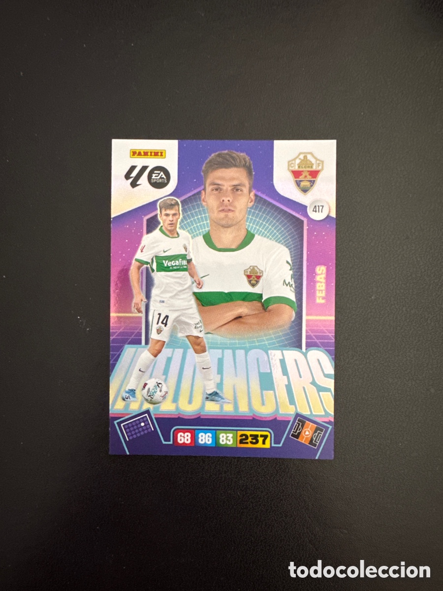 Cromos de F&uacute;tbol: FEBAS INFLUENCERS NUMERO 417 ADRENALYN 2025 2026