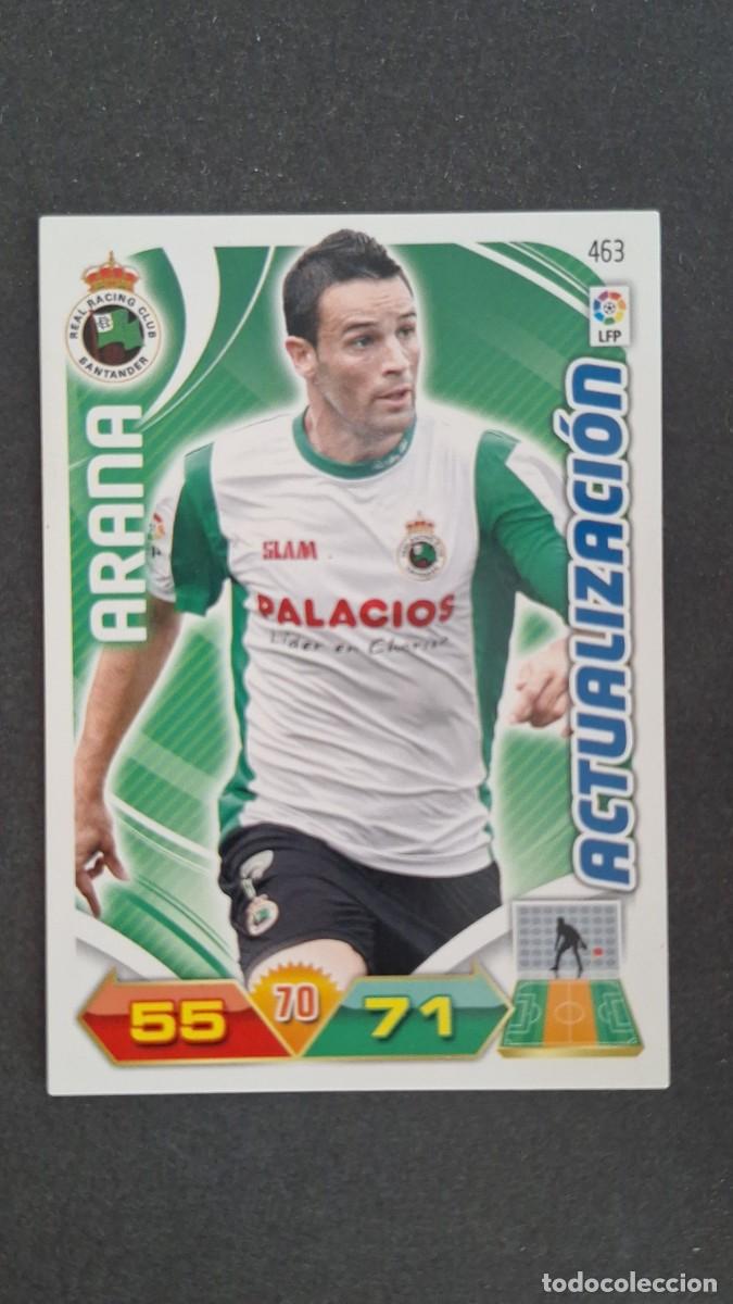 Cromos de F&uacute;tbol: L2 ARANA RACING DE SANTANDER 463 ACTUALIZACION PANINI ADRENALYN XL LIGA 2011/2012 11 12