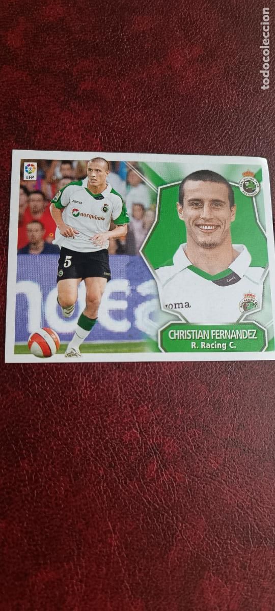 Cromos de Futebol: ED. ESTE 08-09 COLOCA CRISTIAN FERNANDEZ (RACING) SIN PEGAR